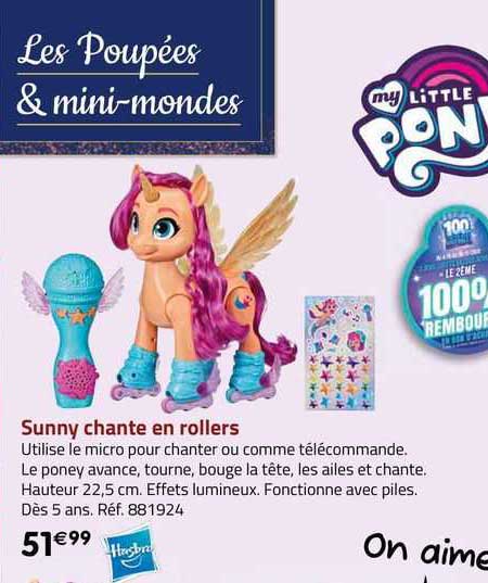 sunny chante en rollers