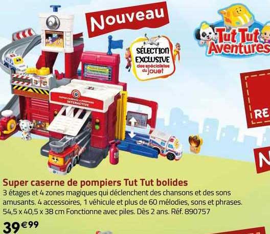 super caserne de pompiers tut tut bolides