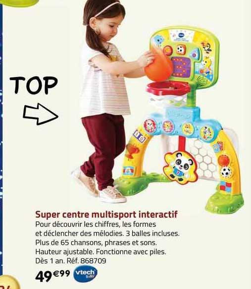 super centre multisport interactif vtech baby