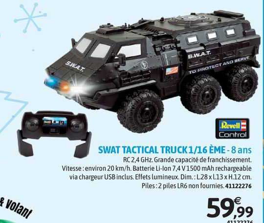 swat tactical truck 1/16ème