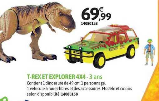 t-rex et explorer 4x4