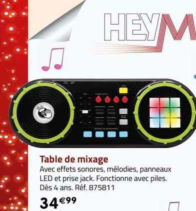 table de mixage