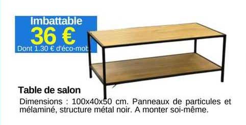 Table De Salon