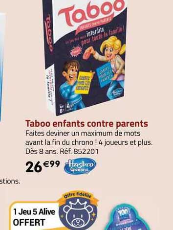 taboo enfants contre parents