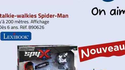 Talkie-walkies Spider-man