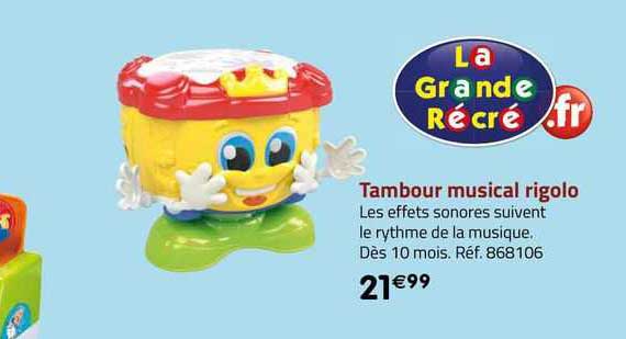 tambour musical rigolo