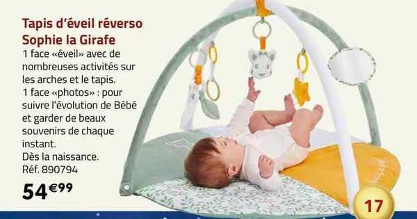 tapis d'éveil réverso sophie la girafe
