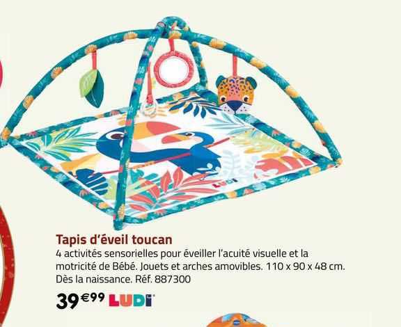 tapis d'éveil toucan ludi