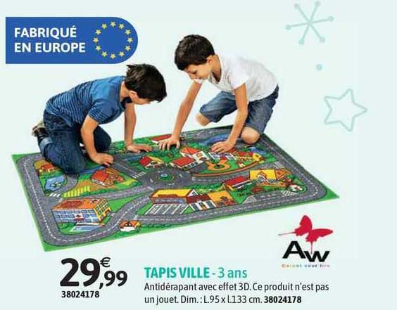 tapis ville - 3 ans