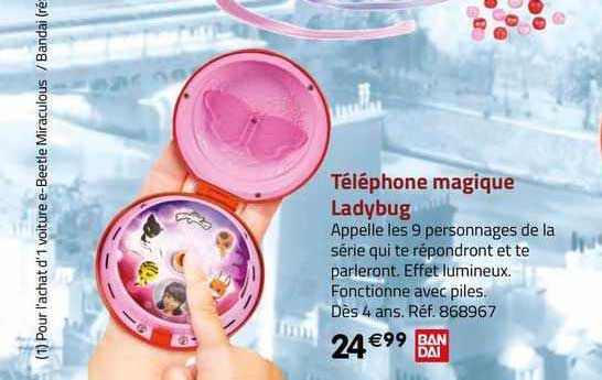 téléphone magique ladybug
