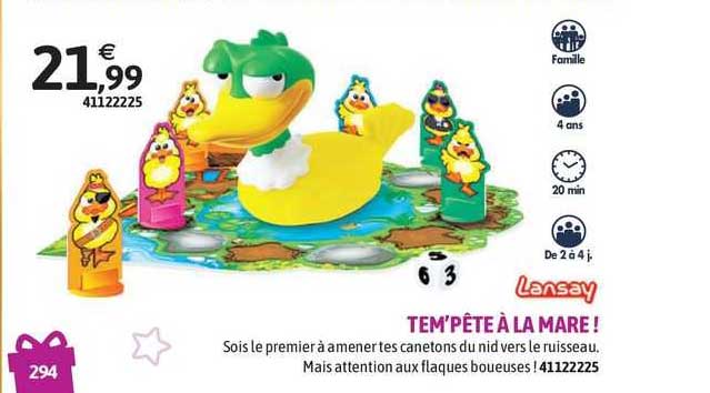 tem'pête à la mare ! lansay