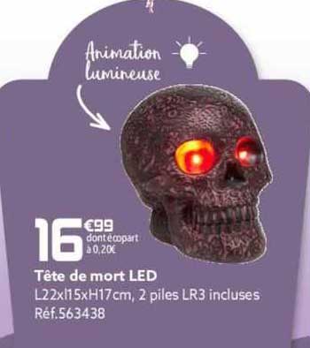 tête de mort led