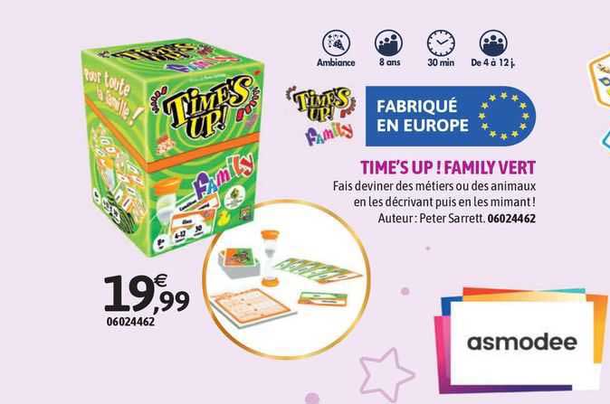 Time's Up ! Family Vert Asmodee