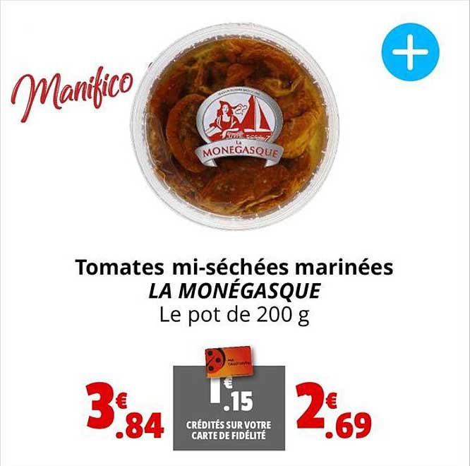 Tomates Mi-séchées Marinées La Monégasque