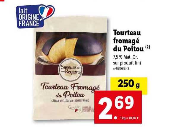Tourteau Fromagé Du Poitou