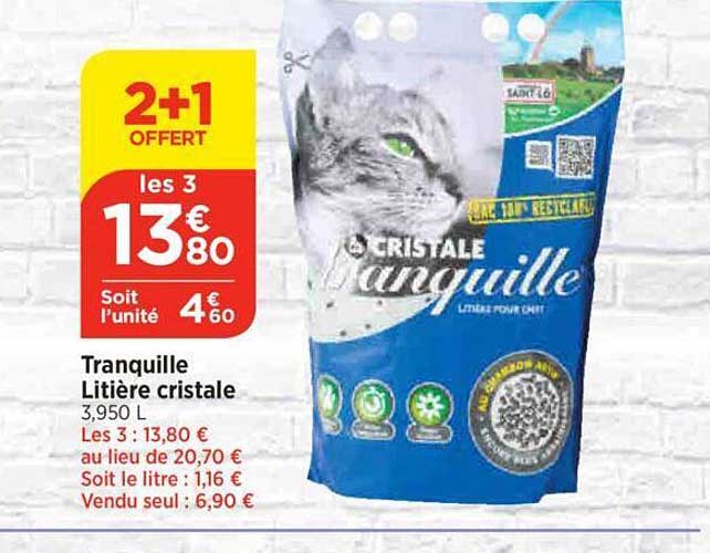 Tranquille Litière Cristale