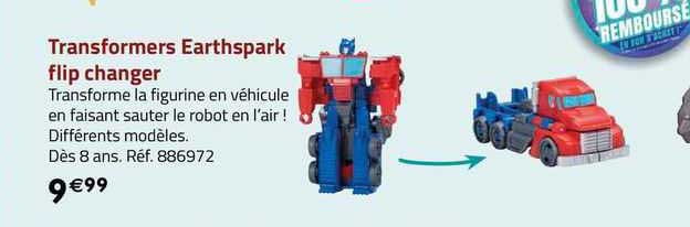 transformers earthspark flip changer