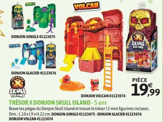 trésor x donjon skull island