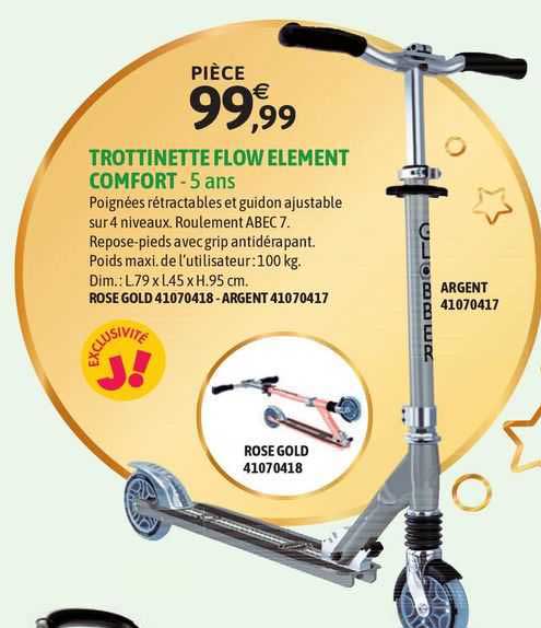 trottinette flow element comfort - 5 ans
