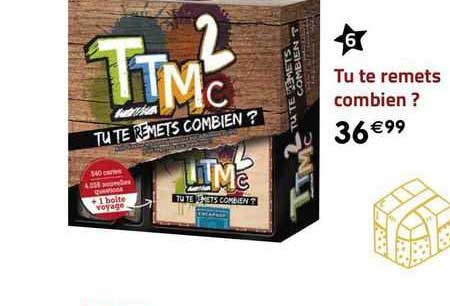 tu te remets combien ?