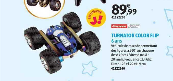 turnator color flip carrera rc