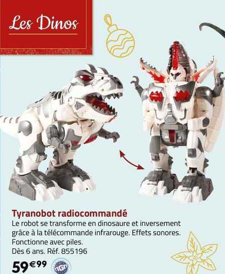 tyranobot radiocommandé