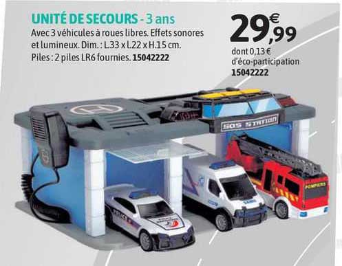 unité de secours - 3 ans