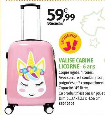 Valise Cabine Licorne