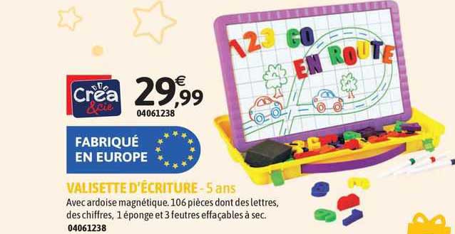 Valisette D'écriture Créa & Cie - 5 Ans