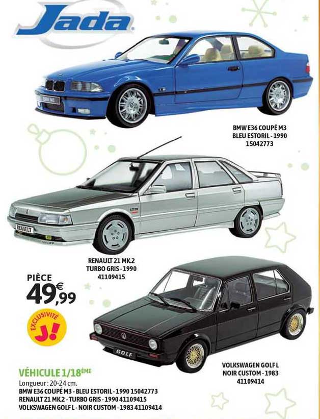 véhicule 1/18ème jada