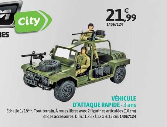 véhicule d'attaque rapide - 3 ans