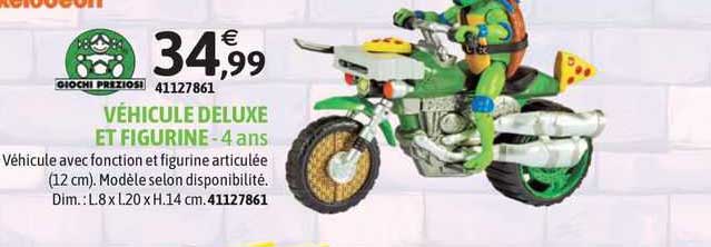 véhicule deluxe et figurine - 4 ans