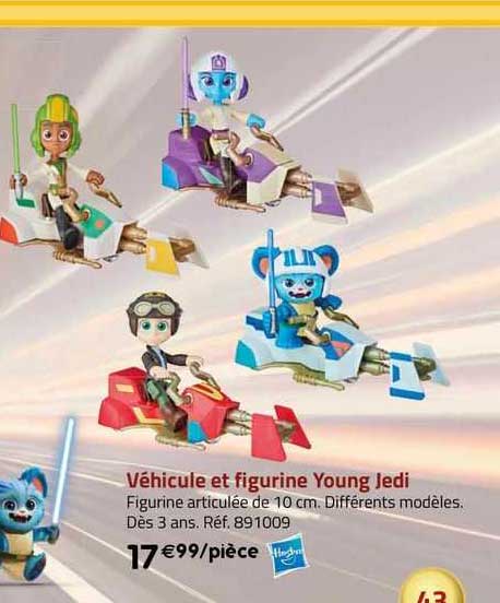 véhicule et figurine young jedi