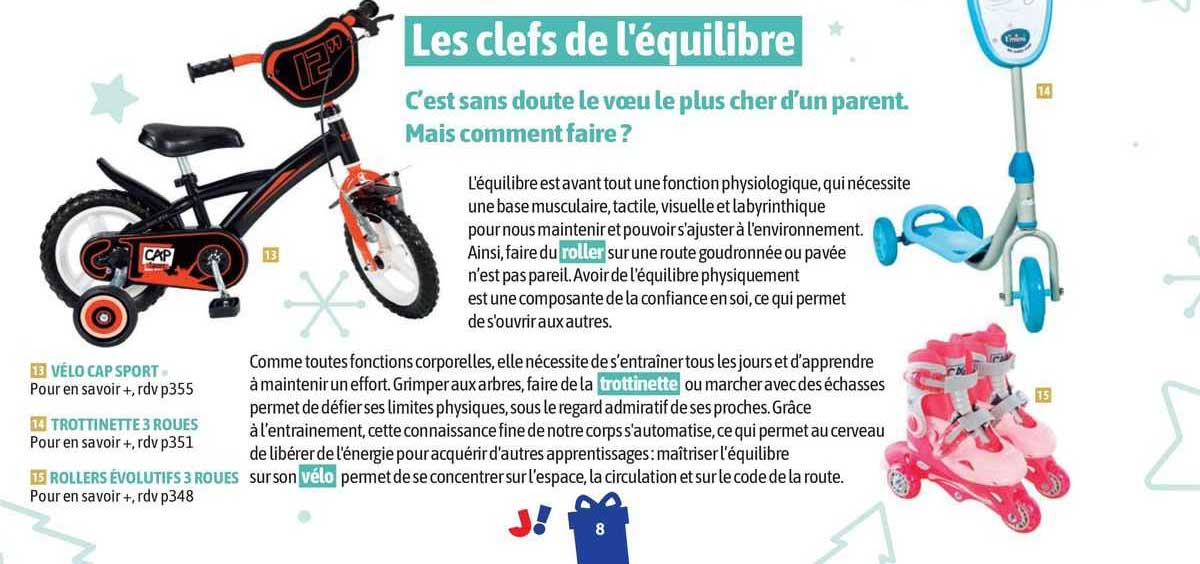 Vélo Cap Sport, Trottinette 3 Roues, Rollers évolutifs 3 Roues