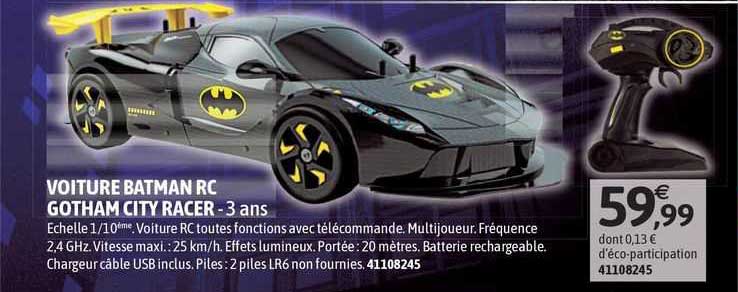 voiture batman rc gotham city racer
