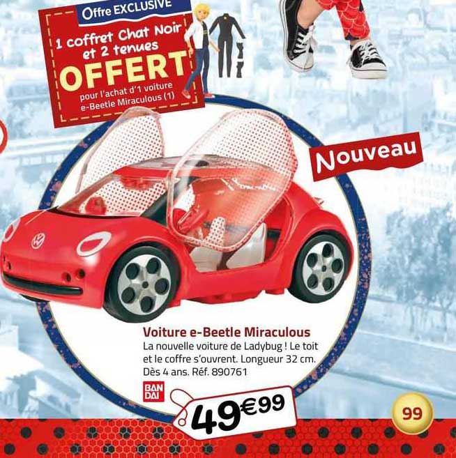 Voiture E-beetle Miraculous
