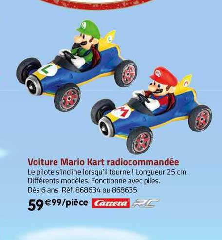 voiture mario kart radiocommandée