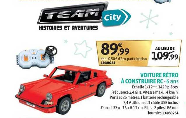 voiture rétro à construire rc