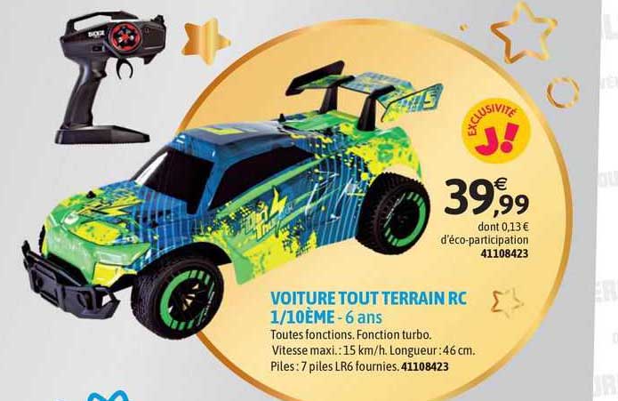 voiture tout terrain rc 1/10ème