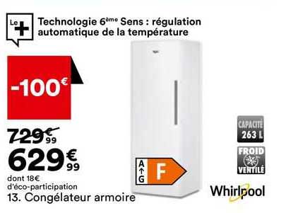 Whirlpool Congélateur Armoire