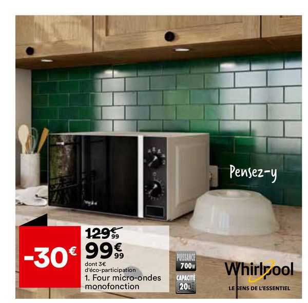 whirlpool four micro-ondes monofonction