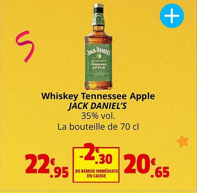 whiskey tennessee apple jack daniel's