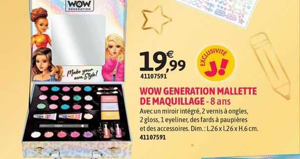 Wow Generation Mallette De Maquillage Wow