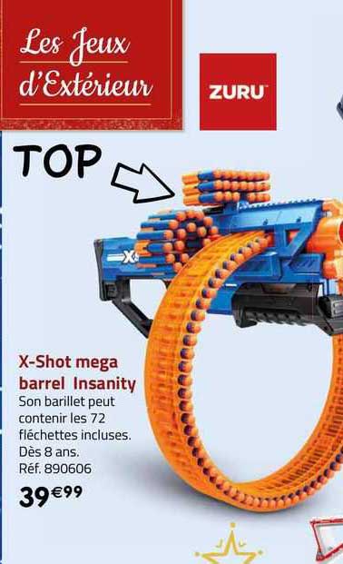 x-shot mega barrel insanity