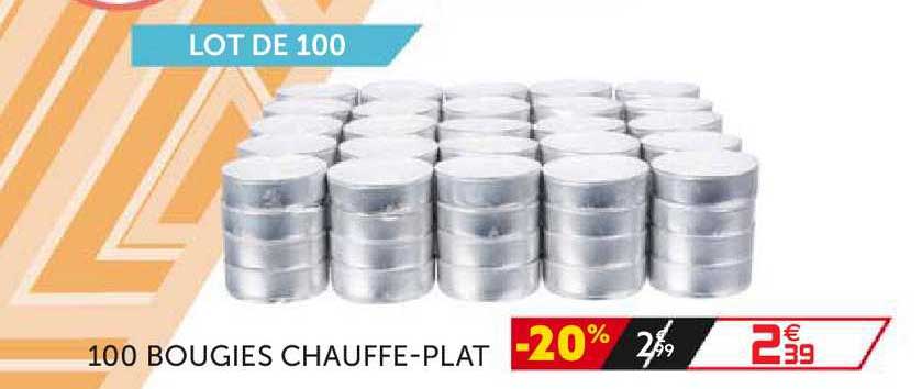 100 bougies chauffe plat