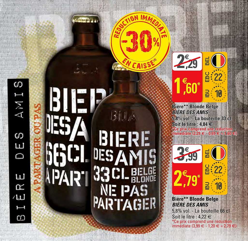 bière blonde belge bière des amis