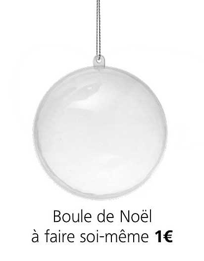 boule de noël à faire soi même