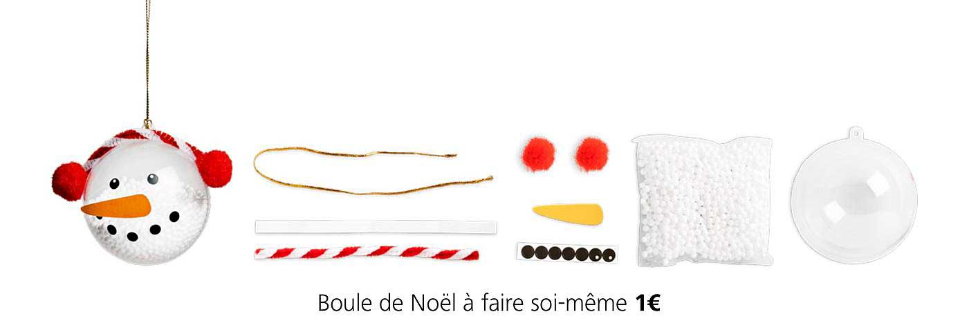 boule de noël à faire soi même