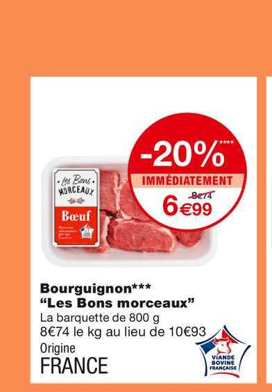 bourguignon les bons morceaux