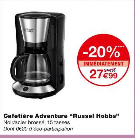 cafetière adventure russel hobbs